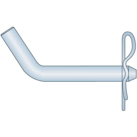 Heritage Bent Clevis Pin, 0.625 Dia, Carbon Steel, 1 PK BTP-0625-5000BP